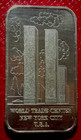 World Trade Center N y  Bar 1 Troy Oz 999 Fine Silver By Monfra  Tordella-brooks