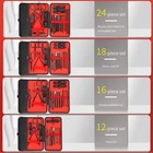 Stainless Steel Nail Clipper Grooming Nail Tools Manicure   Pedicure Set 24 Pcs