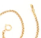 Pocket Watch Chain Vintage 15-1 8 Inches Gold Tone - Ac30