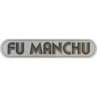 Fu Manchu - Chrome Logo Sticker