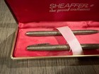 Sheaffer White Dot Vintage Sterling Silver Ballpoint Pen Pencil Set W orig  Case
