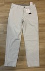 Nike Dri-fit Uv Gray Stripe Seersucker Golf Chino Pants Nwt  90 35x32 29 5    Act