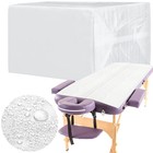 100 Pcs Disposable Bed Sheets 31 5 x71  For Massage Tables - White  Soft   Durab