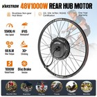48v1000w Rear Wheel Hub Motor Kit 26 27 5 700c Electric Bike Conversion Kits Us