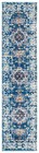 Safavieh Madison Collection Runner Rug - 2  X 8   Dark Blue   Light Blue  Med   