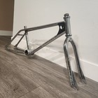 Old School Bmx Original 1982 Torker  Frame Fork 4130 Og Chrome And Decals