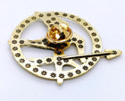 Mockingjay Pin  gold  Hunger Games Lapel Brooch Mocking Jay Badge