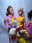 Vintage Mattel Barbie Doll Lot Of 5 With Outfits   Accessories Mixed Styles   Co
