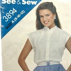Butterick 3894 Modest Top And Skirt Size 8 12 Vintage Uncut Pattern