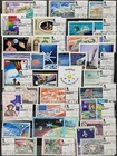 Worldwide Space Stamp Collection Mint- 8 Full Pages In Full Sets Many Countries