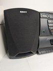 Sony Boombox Vintage Mega Bass Cd Dual Cassette Amfm Cfd-zw160 Tested Works