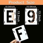 12 Inch Letter Stencils Symbol Numbers Craft Stencils  42 Pcs Reusable Alphab   