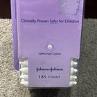 Johnson s Safety Swabs 100  Pure Cotton  185 Count