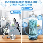 Glass Disinfectant Jar With Anti-slip Pad 53 Oz 1500ml  Barber Disinfectant J   