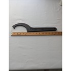Vintage Hook Spanner Wrench 135-140mm Black Industrial Tool Fixed Hook