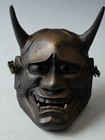 Great Vintage Iron Noh Mask Hannya        -jealousy Woman- Tsushima