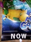 Huge Super Mario Galaxy 2 Nintendo Wii Gamestop Game Promo Poster 36x36in Rare 