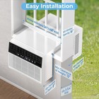U-shaped Window Air Conditioner  10000btu 120v Ac Units Cools Up To 550 Sq  Ft