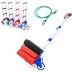 Portable Folding Collapsible Aluminum Hand Cart Dolly Push Truck Trolley Luggage