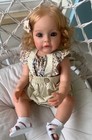 Chubby 22  Lifelike Reborn Baby Dolls Full Body Vinyl Girl Handmade Newborn Gift