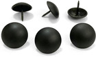 100pcs D19mm 0 75  Matt Black Upholstery Tacks  Decorative Tacks For Sofa Cou   
