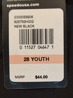 New  44 Youth Boys Size 28 X 8 Black Speedo Powerflex Eco Jammer Swim Shorts Nwt