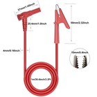 Multimeter Test Leads 2pcs 3ft 14awg 1000v Banana Plug Alligator Clips Fluke Use
