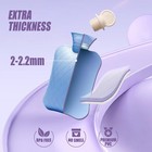 Fuzzy Hot Water Bottle 2l For Pain Relief  Heat Pad  Cold Therapy  Bpa Free