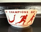 Vintage 1937 Wheaties Cereal Premium Milk Glass Bowl Breakfast Of Champions 5   
