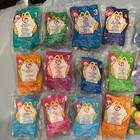 Lot Of 14  1999 Mcdonald s Happy Meal Toys Ty Mini Beanie Babies Animals 1-12