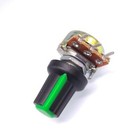 Us Stock 10 Units 1k B1k Ohm Linear Taper Rotary Potentiometer Pot Green Knob