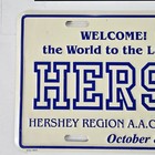 1997 Hershey Region Aaca Fall Meet License Plate Pennsylvania Booster Tag
