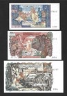 Algeria Lot 5   10   100 Francs 1970 Picks  126  127   128 Sc   Unc