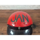 Porsche Helmet Open Face Shorty Motorcycle Helmet Red Novelty Jan Size M