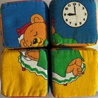 4 Soft Puzzle Blocks     Bear   s Daily Routine   Time Learning