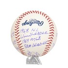 Juan Marichal Autographed Official Mlb Baseball - Jsa  9 Inscriptions 