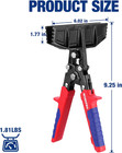 6-inch Sheet Metal Bender   Hand Seamer Tool  Heavy-duty Steel Sheet Metal Brake