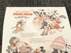 Vtg Mickey Mouse Birthday Party And Bell Telephone Ad 1942 Good Housekeeping