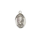 Small Pewter Holy Spirit Medal Pendant 18  Lobster Claw Chain Religious Necklace