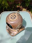 Originally Retailed By Dunhill Copper   Brass Mini Divers Helmet Display Item