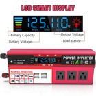 4000w 1000w Car Power Inverter Dc 12v To Ac 110v 3 Ac Outlets Rv Solar Converter