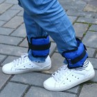 New 1pair Ankle Weight Adjustable Leg Weight Running Wrist Arm Gym Exercise 2 Lb