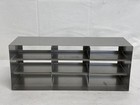 Lab 9-place Stainless Steel Freezer Storage Rack W  Handle For 5   x5   x2    Boxes