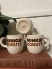 Set Of 3 Vintage Dunkin  Donuts Diner Restaurant Ware Rego Ceramic Coffee Mug