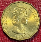 High Grade Au  1953 Seychelles 10 Cents Foreign Coin-oct661