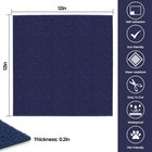 30pcs Carpet Tiles Peel And Stick 12   x 12    Non-slip Self Adhesive Sq