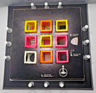 1969 Mattel Mirror Mania 4 Player Table Top Game W  Box Complete No Instructions