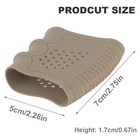 2pcs Rubber Anti-slip Grip Sleeve Cover For Handgun Protective Grip Accessory