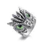 Vintage Dragon Head Ring Stainless Steel Men Women Dragon Viking Biker Punk Ring