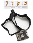 New Ab Straps Black Perfect Pull Up Work Out Crunch Leg Lifts Core Home Workout 